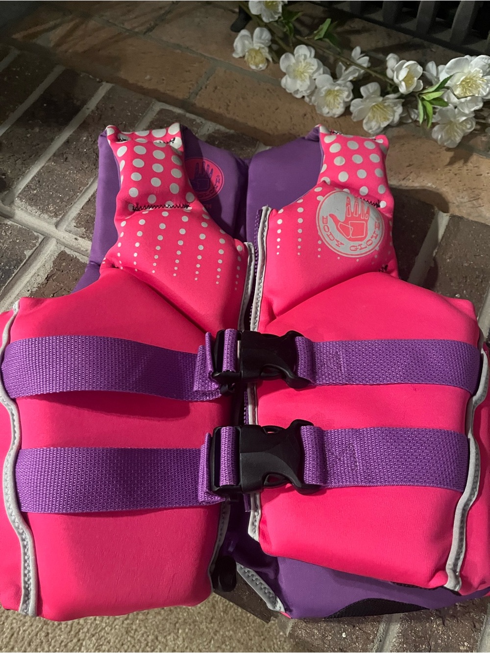 Body Glove Kids Pink and Purple Life Jacket Vest